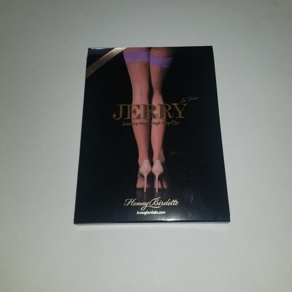 Honey Birdette Jerry Stockings in Lilac Luxury Thigh Highs new - Picture 1 of 5
